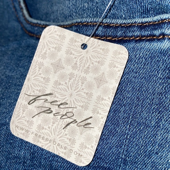 Free People Jean Overalls/ front zipper - Picture 6 of 7